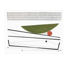 Moya Aiken, "Uphill'", Oil, acrylic, pastel and graphite, 23.5x17, $1,600