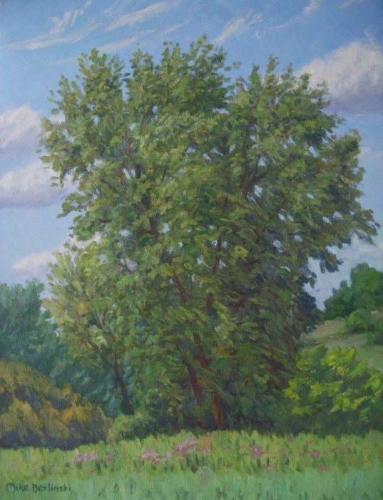 Mike Berlinski, "Granby Summer", Oil, 18x14, $800