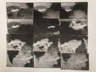 Maura Cochran, "Unresolved Issues", Monoprint, 8 x 10, $450