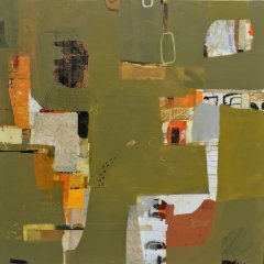 Deborah T. Colter, "All Who Wander", mixed media, 40x40, $4,800