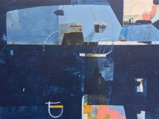 Deborah T. Colter, "Seaport Mystery", mixed Media, 36x48, $5,600
