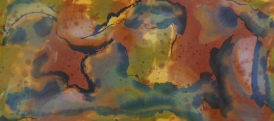 Rosemary Cotnoir, "Components of a Western Sky", Acrylic, 20x48, $1,800
