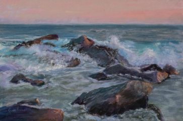 Karen Israel, "Rhythm and Blues", pastel, 12x18, $1,350