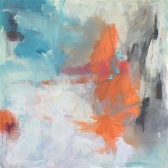 Crystal MacLean, "The Breakthrough", Acrylic/Mixed Media, 24x24, $1,200