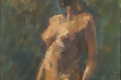 Jack Broderick, "Study", oil, 20x16, $600