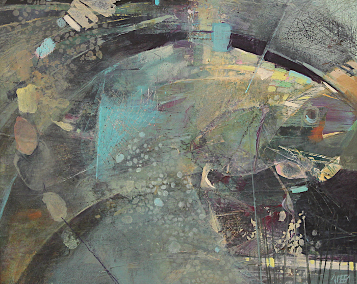 G. Aleta Gudelski, "Lured", acrylic, $975