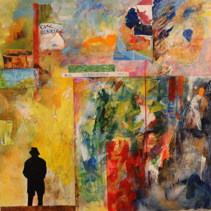 K. Ann Knickerbocker, "As If It Were A Day In LA", mixed media, $950