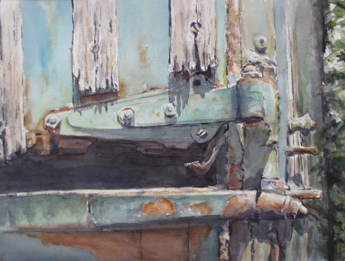 T. Beverly Tinklenberg, "Passage of Time", watercolor, $350