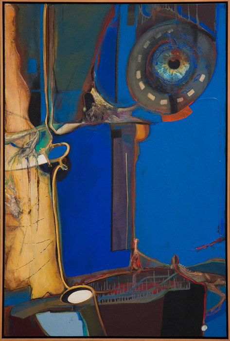 B. William Butcher, The Deep Sea, acrylic and mixed media, $4,500