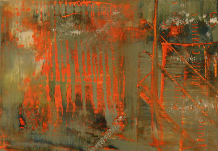 M. Catherine Mansell, Caged, oil, $650