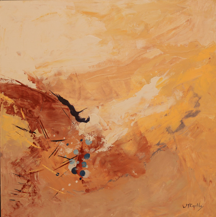M. Linda McCarthy, "Celebrate!", acrylic, $450