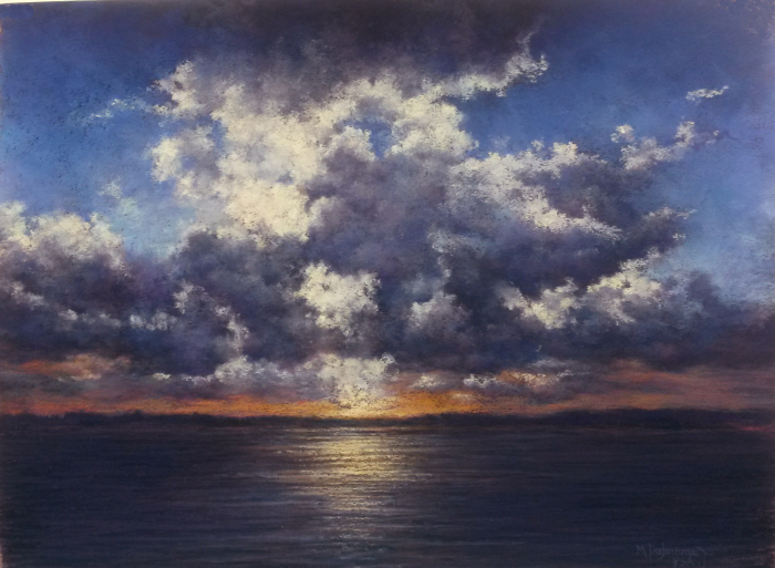 D. Mally DeSomma, "Stormy Monday", pastel, $595