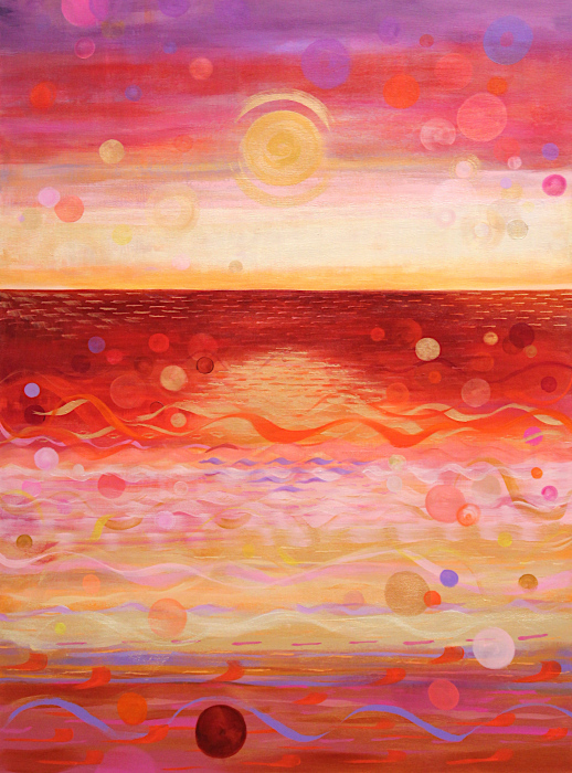 S. Marjorie Sopkin, "Lost in Reverie", acylic, $2,800