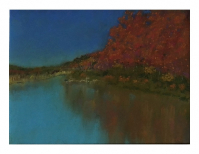 R. Marc Rifkin, "Lieutenant River", pastel, $475