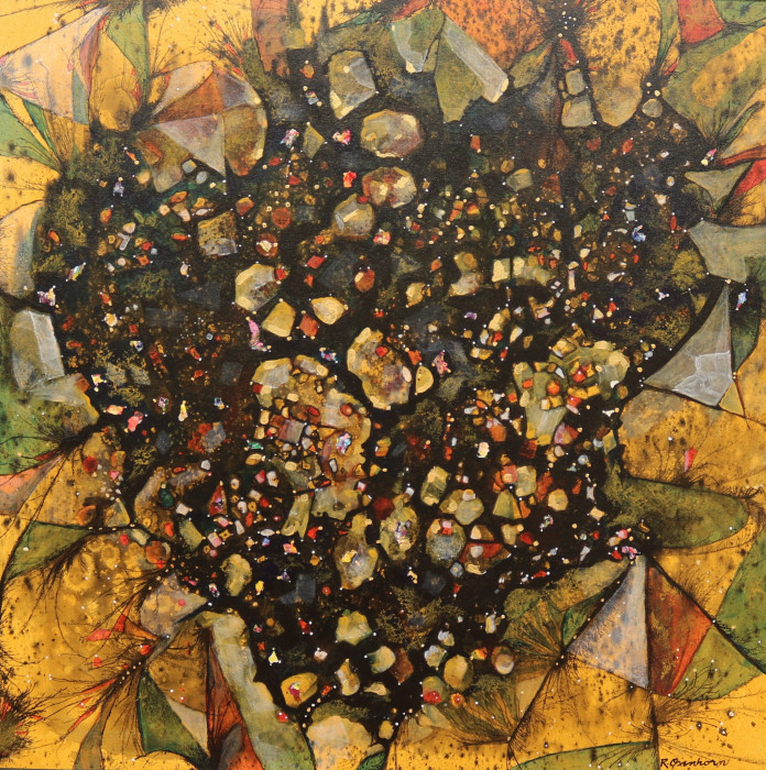 O. Robert Oxenhorn, "Crystal Concert", acrylic, $1,600