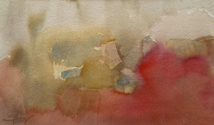 Susan Shaw, "Right Before Your Eyes", watercolor, $400