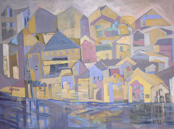B. Teri Banas, "By The Sea Where You Live", acrylic, $1,500