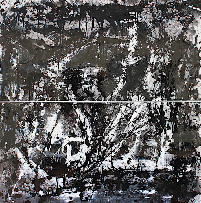 B. William Butcher, III, "Brooklyn I", mixed media, $2,000