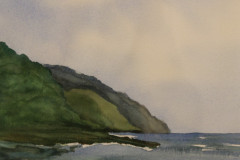 C. Joan Carew, "Tranquil Vista", watercolor, $350