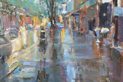 S. Shauna Shane, "The Color of Rain", oil, $950