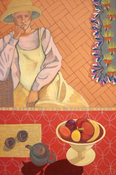 Butcher, Jill Adele, "The Gardener", acrylic, $2500