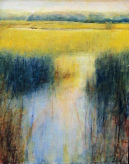 Gaynor, BJ, "Elihu Island II", oil, $550