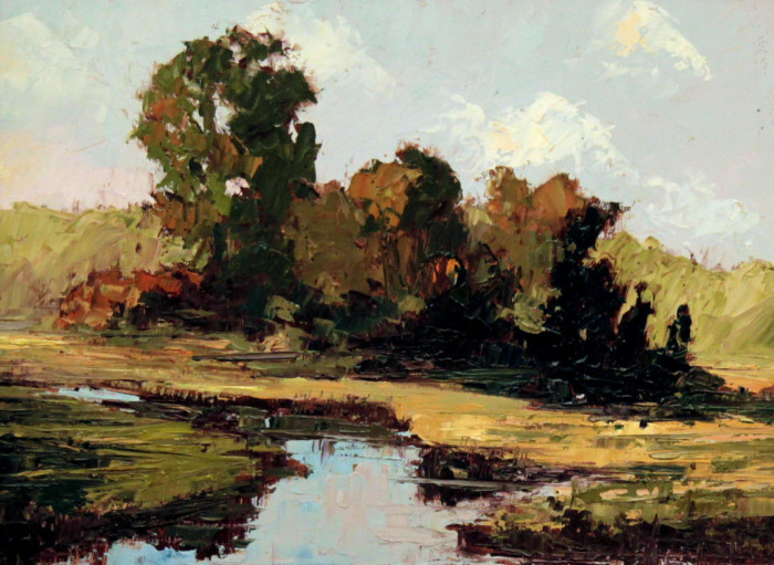 Park, Howard, "Vinyard Reflections", oil, $600