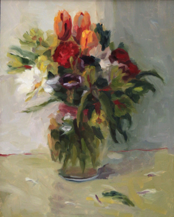 Petricone, Patrice, "Untitled", oil, $800