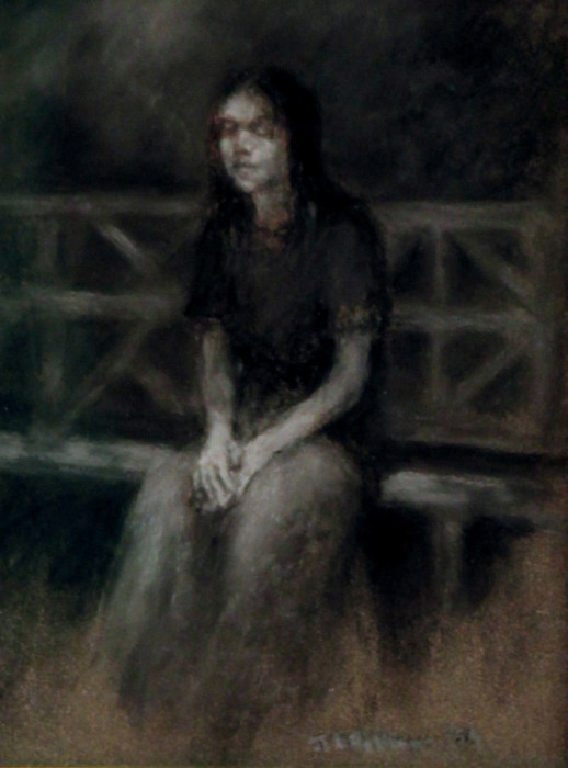 Ballinger, Joann A., "Contemplating", pastel, $1200