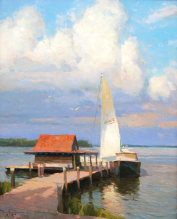 Bikbov, Zufar, "Will This Storm Come?", oil, $3400