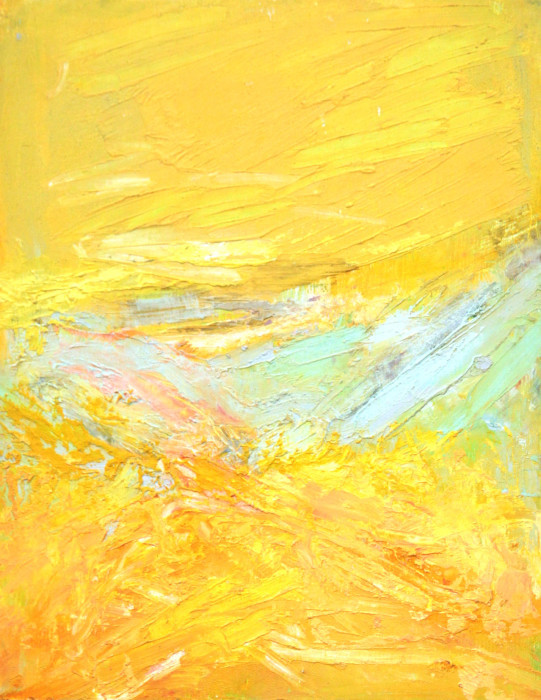 McDonald, Molly S. , "Smoke Drift Sky", wax/oil, $400