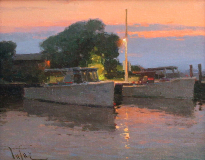 Bikbov, Zufar , "Evening Quiet", oil, $930