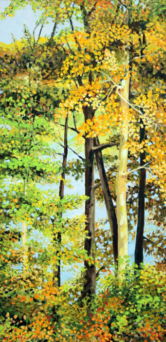 Zoë, Vivian F., "Autumn Emergent", oil, $700