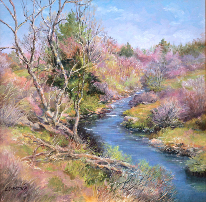 Sinacola, Linda , "Rutland Spring", oil, $1100