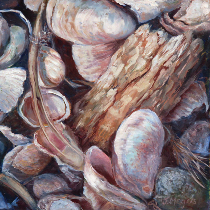 Meyers, Judith, "Flotsam", oil, $600