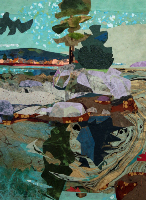 Tellier, Lisa, "Moosehead Magic", collage, $1200