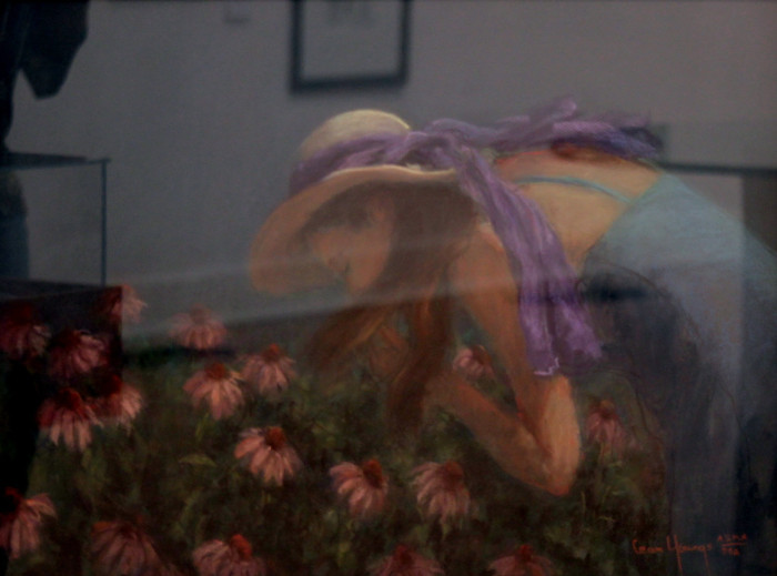 Youngs, Cean, "Garden at the Flo Gris ", pastel, $8500
