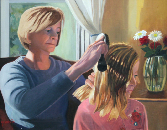 White, Chet, "Mothers Day", oil, $550