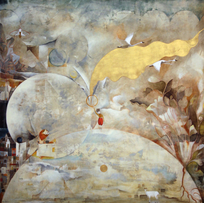Zagarenski, Pamela , "Mandrake", mixed/gold leaf, $22000