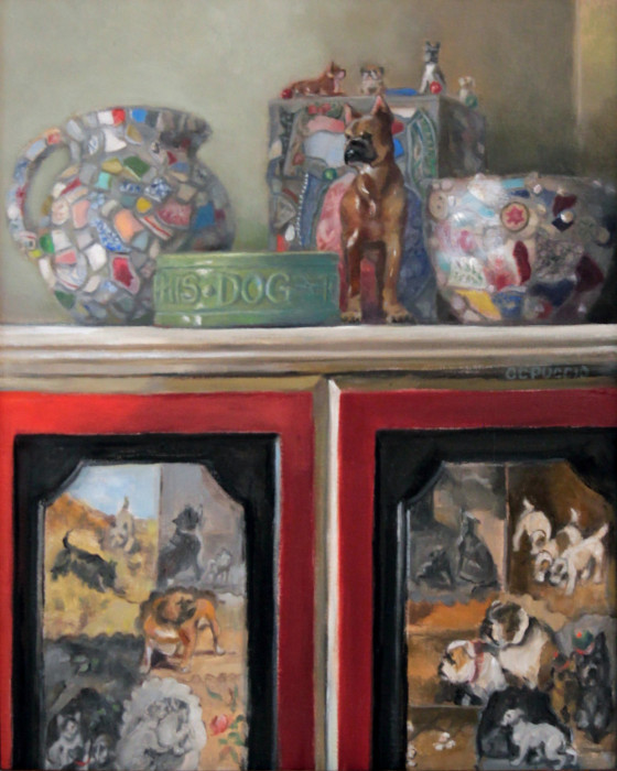 Puccio, Catherine, "Victoriana", oil, $1250