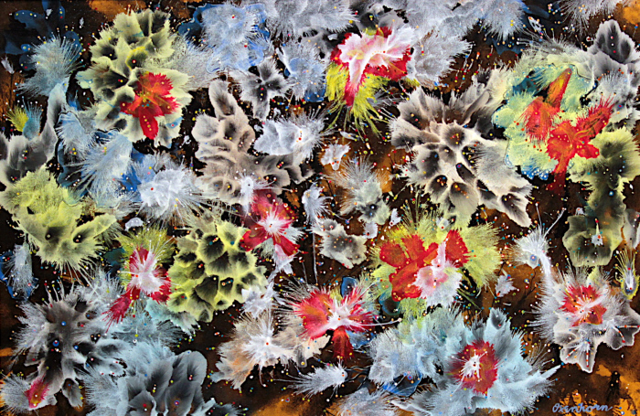 Oxenhorn, Robert, "Wild Flowers", acrylic, $1200