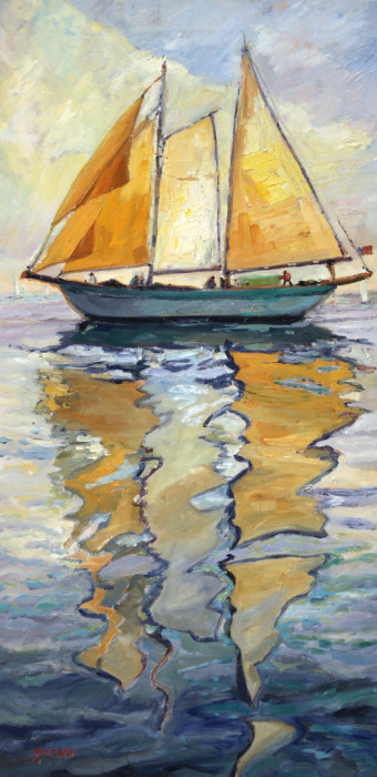 Serban, Blanche, "Sea Spirit", oil, $975