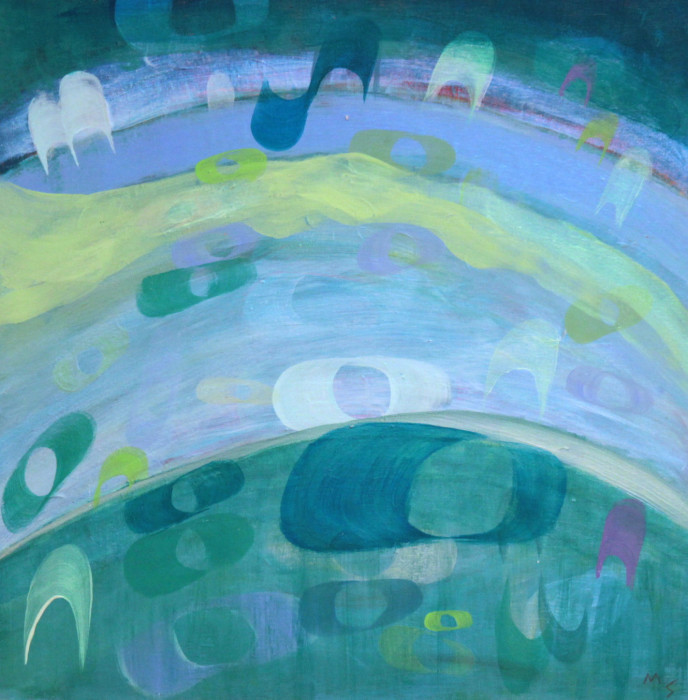 Sopkin, Marjorie, "Learning to Live Underwater #3", acrylic, $475