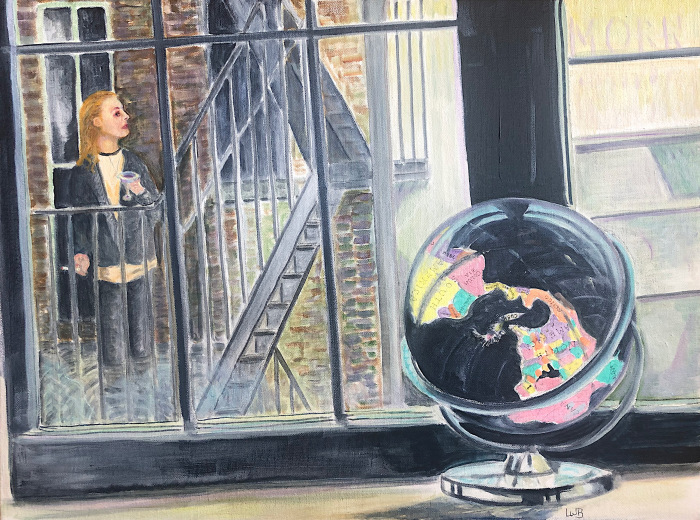 Bingham, Lucretia , "A Path Taken", oil, $500