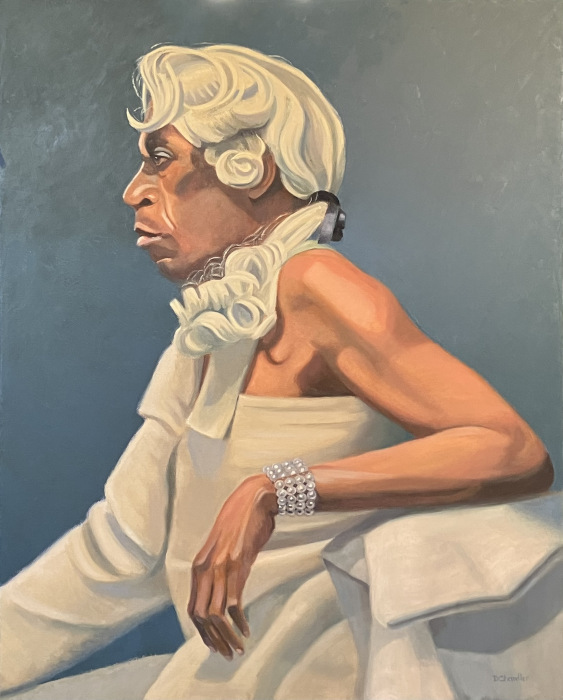 Chandler, Diane, "Divine Despot", oil, $1000