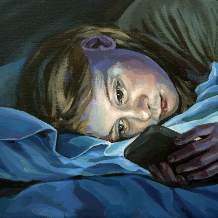 Belyayeva, Dina, "Screen Time", acrylic, $900