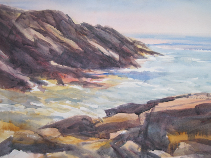 Harhay, Anne, "Christmas Cove, Monhegan", watercolor, $1200