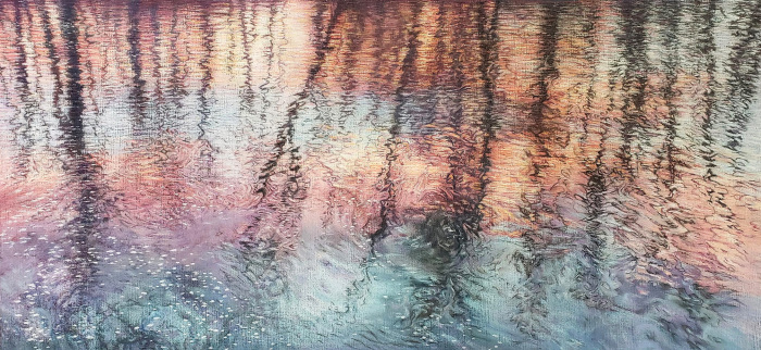 Holtzworth, Diane , "Dance of the River and Sky", pastel, $2800