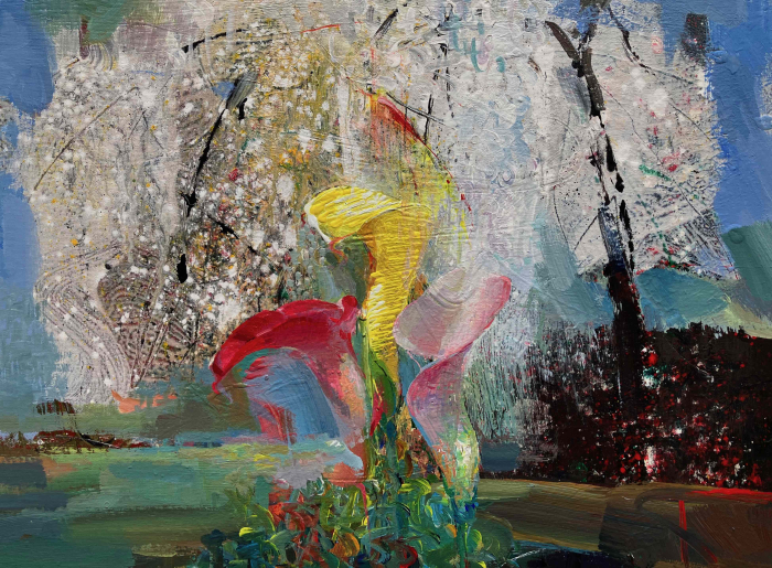 Howlader, Sunil, "Melody", acrylic, $1550