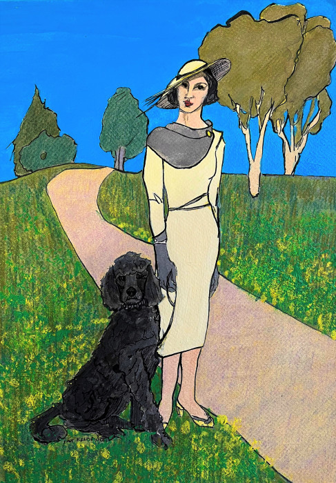 Procko, Pat, "Be Careful, She Bites", mixed media, $425